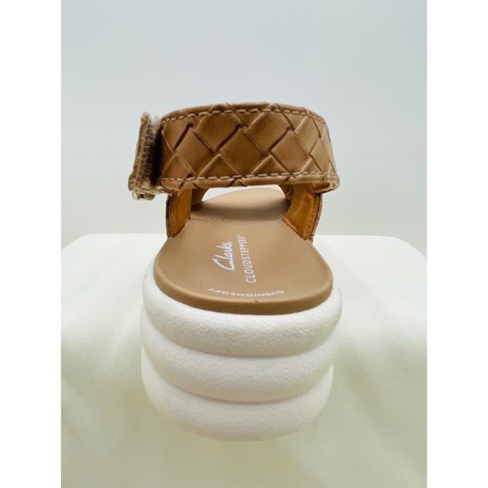Clarks Brown Woven Slingback Platform Sandals NWOT - Picture 10 of 16